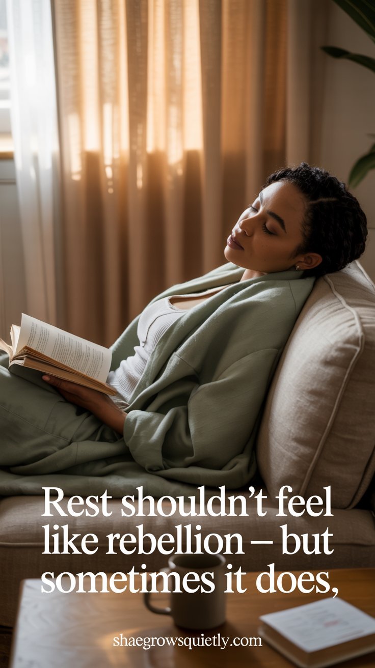 Woman sitting alone, shedding silent tears due to emotional burnout pressures.